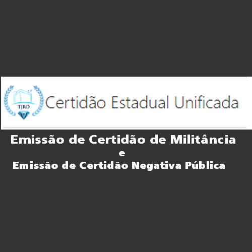 Certidão Estadual Unificada